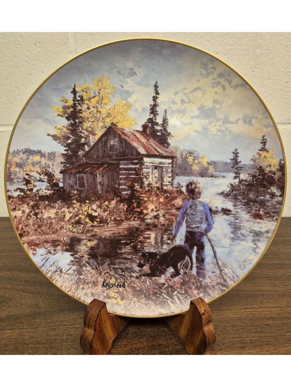 Keirstead "The Explorers" Limited Edition Collectible Plate - Early Memories
